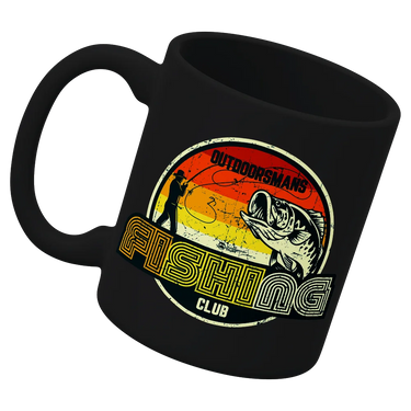 Outdoorsman Fishing Club 80 Ceramic Coffee Mug